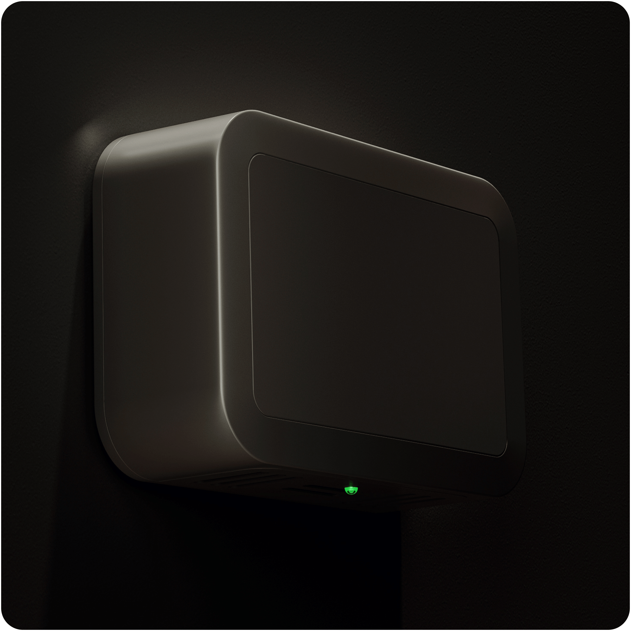 Render of sensor in the dark